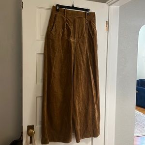 Banana Republic wide leg corduroy pants, size 10
